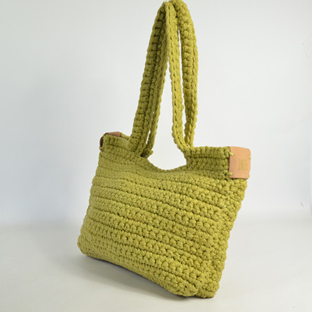 Biba Sabah Woven Cotton Bag SAB1B Pistachio