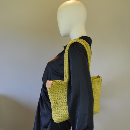 Biba Sabah Woven Cotton Bag SAB1B Pistachio