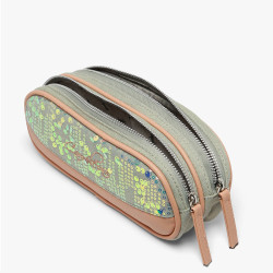 Chameleon Double Vintage Fantasy Holographic Denim Pencil Case