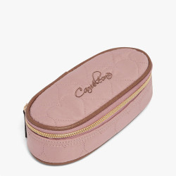 Oval Chameleon Pencil Case Vintage Fantasy Cozy Heart