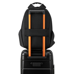 Delsey Jeep Carry-On Backpack Compatible with Trolley Black
