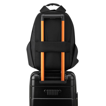 Delsey Jeep Carry-On Backpack Compatible with Trolley Black