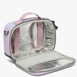 Caméléon Vintage Fantasy Sac Isotherme A Gouter Glossy Lila ouvert