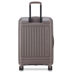 Delsey Lutece Expandable Check-in Suitcase 4 Wheels 69 CM TSA Brown