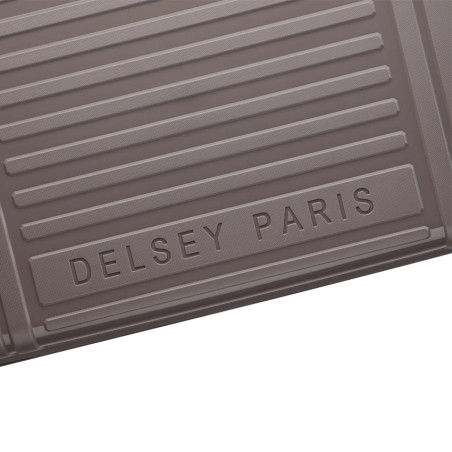 Delsey Lutece Valise Soute Extensible 4 Roues 69 CM TSA Marron logo