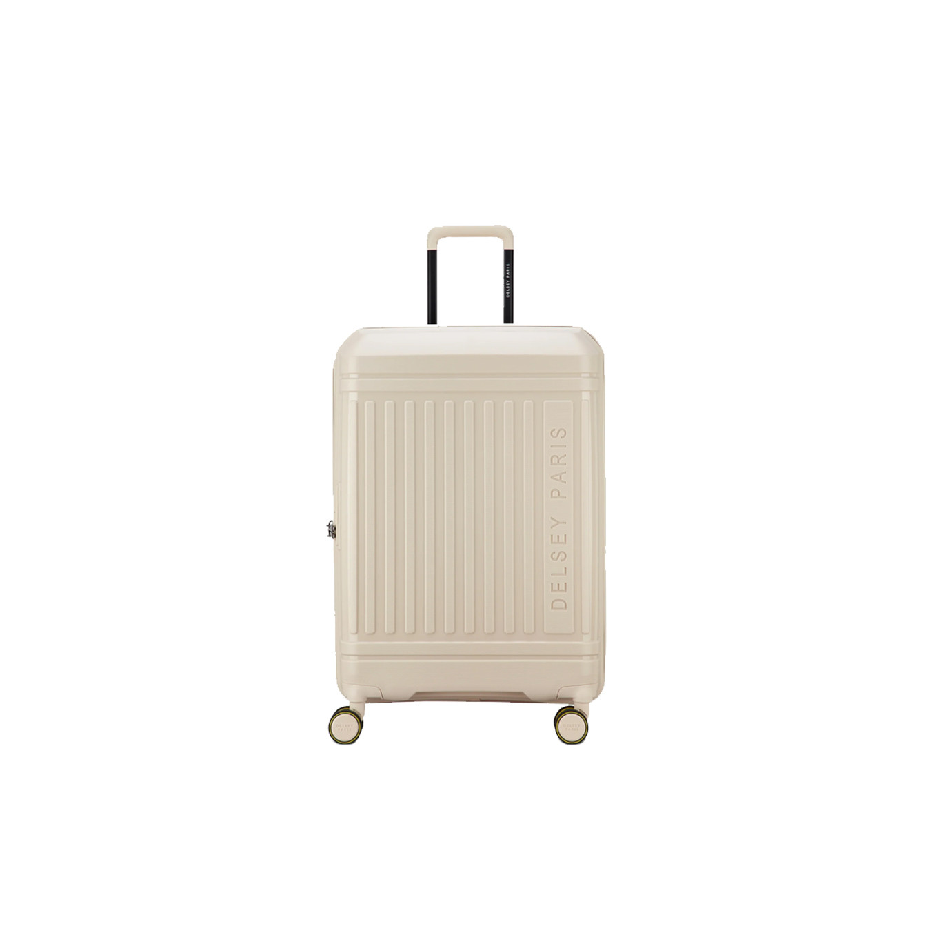 Delsey Lutece Expandable Check-in Suitcase 4 Wheels 69 CM TSA Beige