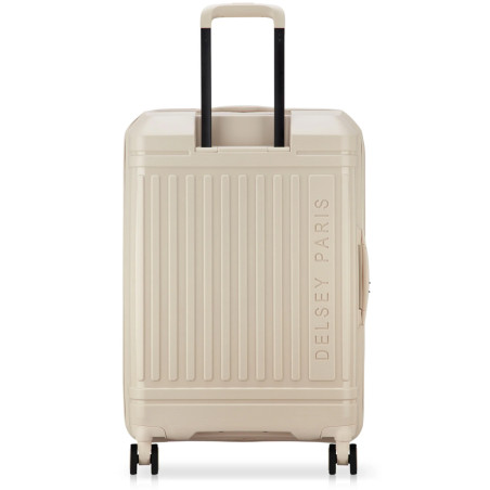 Delsey Lutece Expandable Check-in Suitcase 4 Wheels 69 CM TSA Beige