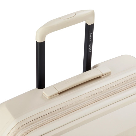 Delsey Lutece Valise Soute Extensible 4 Roues 69 CM TSA Beige poignée