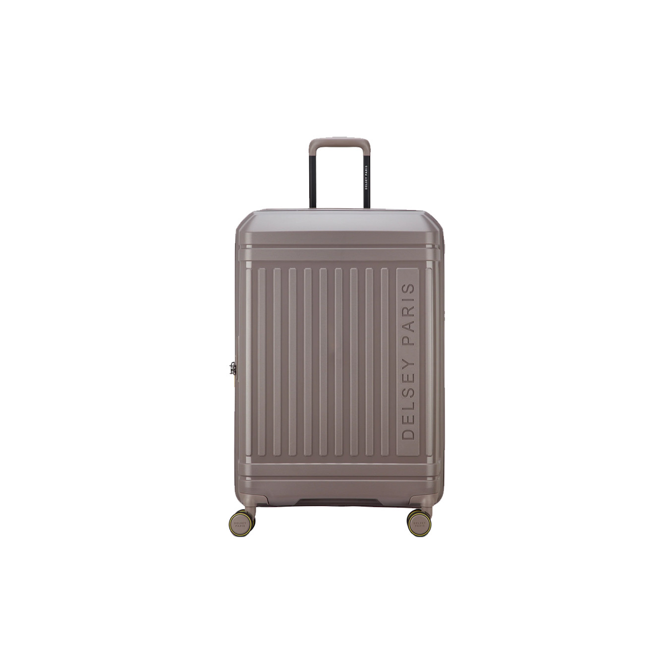 Delsey Lutece Grande Valise Extensible 4 Roues 76 CM TSA Marron