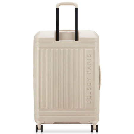 Delsey Lutece Grande Valise Extensible 4 Roues 76 CM TSA Beige dos