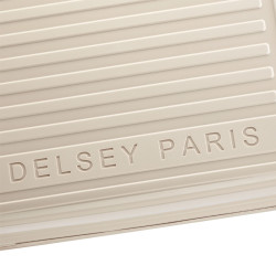 Delsey Lutece Large Expandable 4-Wheel 76 CM TSA Beige Suitcase