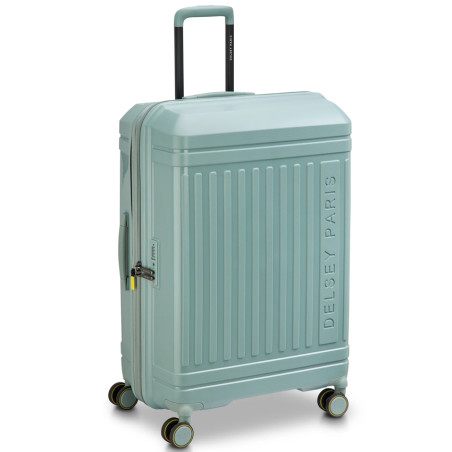 Delsey Lutece Large Expandable 4-Wheel Suitcase 76 CM TSA Sage Green
