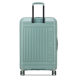 Delsey Lutece Grande Valise Extensible 4 Roues 76 CM TSA Vert Sauge dos