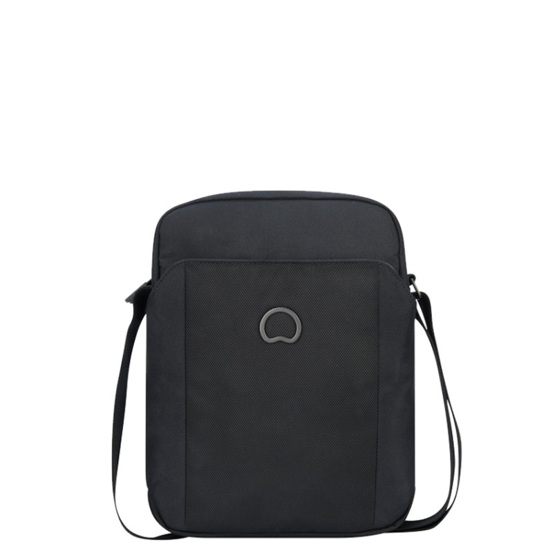 Delsey Picpus Recycled Crossbody Bag 2 Compartments Black