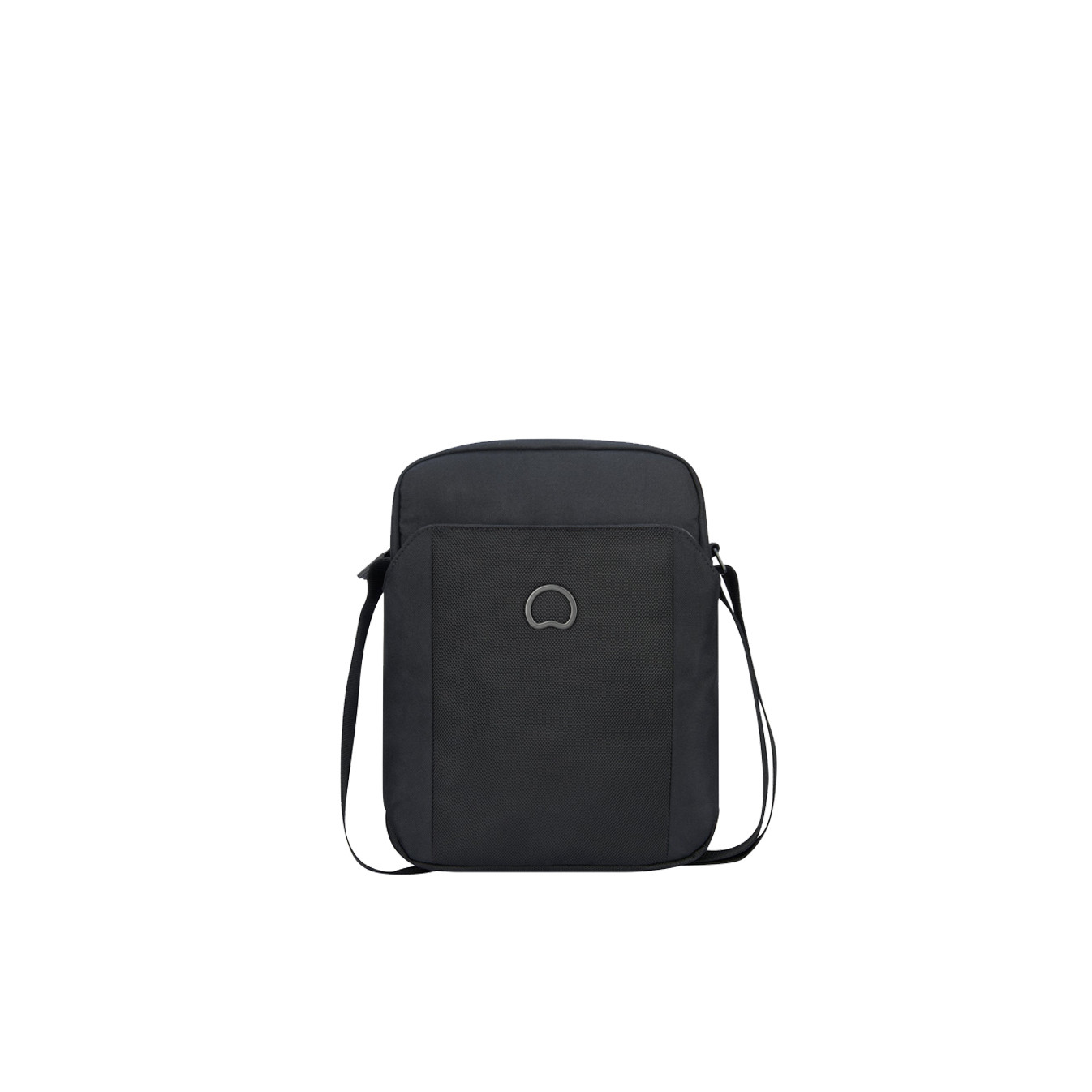 Delsey Picpus Recycled Crossbody Bag 2 Compartments Black
