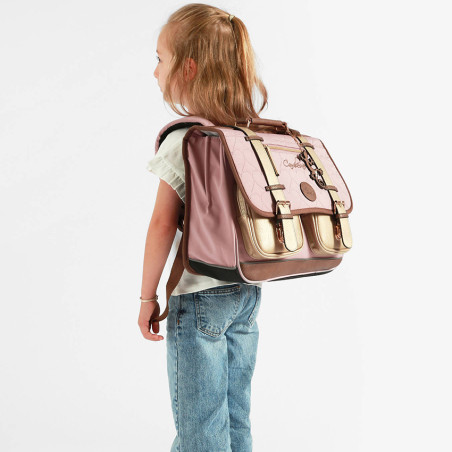 Caméléon Vintage Fantasy Girl Cartable 38cm Cozy Heart porté