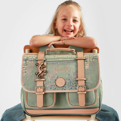 Chameleon Vintage Fantasy Girl 38cm Backpack Holographic Denim