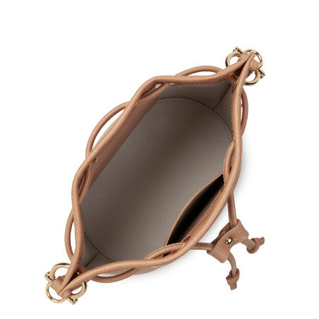 Lancaster Alba Double Bucket Bag 470-80 Natural in Beige