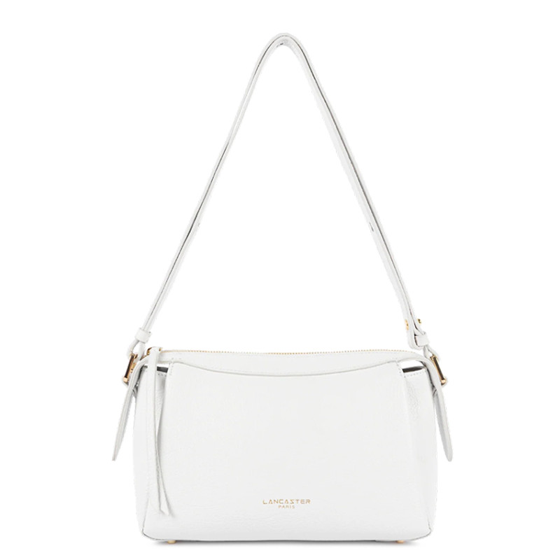 Lancaster Dune Sac Trotteur En Cuir Grainé 529-96 Blanc