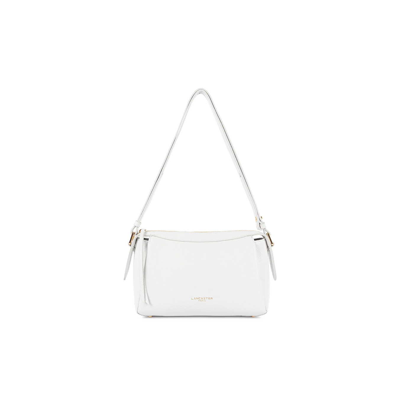 Lancaster Dune Sac Trotteur En Cuir Grainé 529-96 Blanc