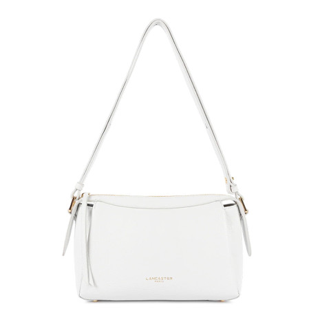 Lancaster Dune Sac Trotteur En Cuir Grainé 529-96 Blanc