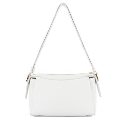 Lancaster Dune Tote Bag in Grained Leather 529-96 White