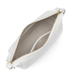 Lancaster Dune Tote Bag in Grained Leather 529-96 White