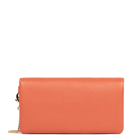 Lancaster Mademoiselle Grace Leather Pouch 172-32 Orange