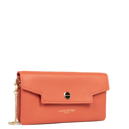Lancaster Mademoiselle Grace Leather Pouch 172-32 Orange