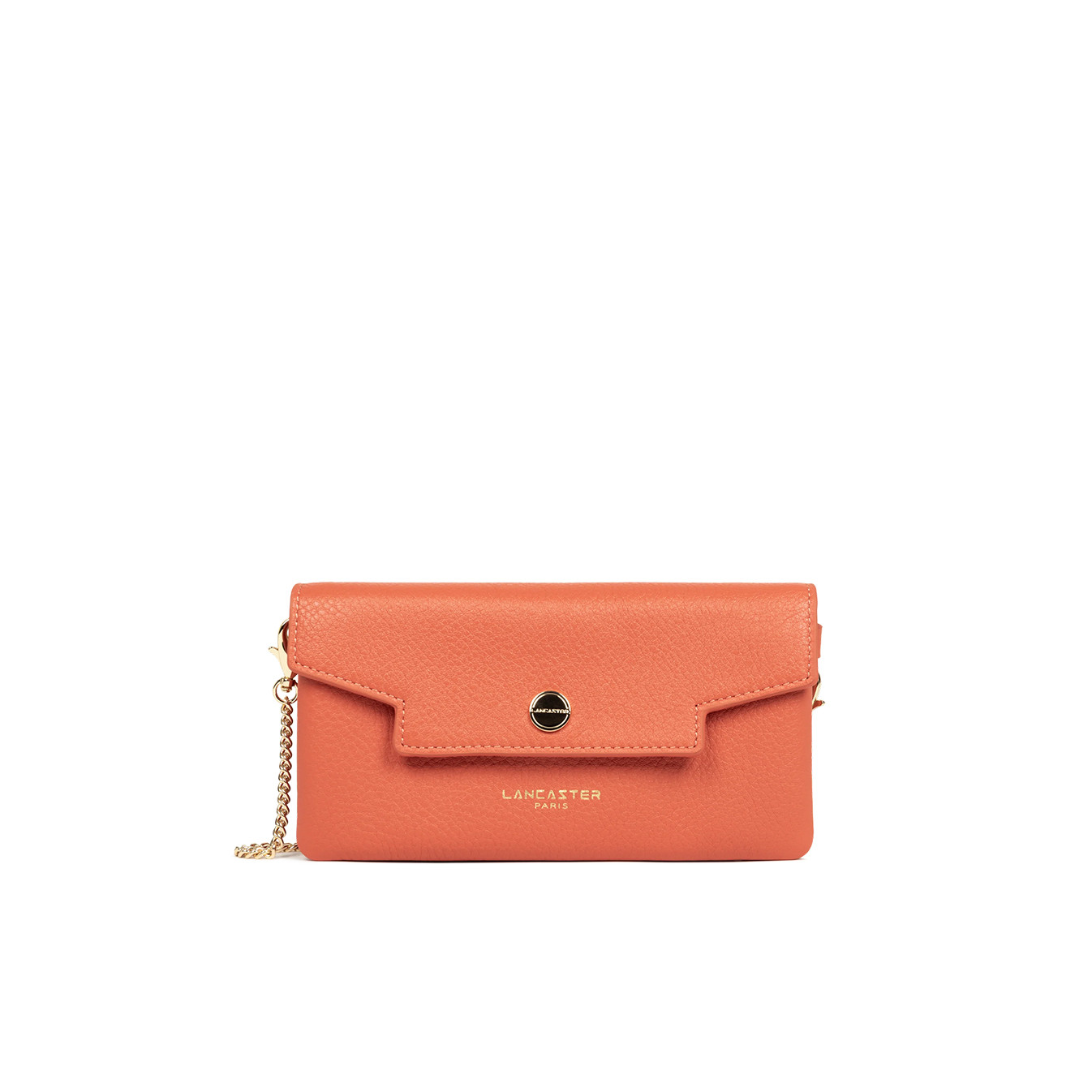 Lancaster Mademoiselle Grace Leather Pouch 172-32 Orange