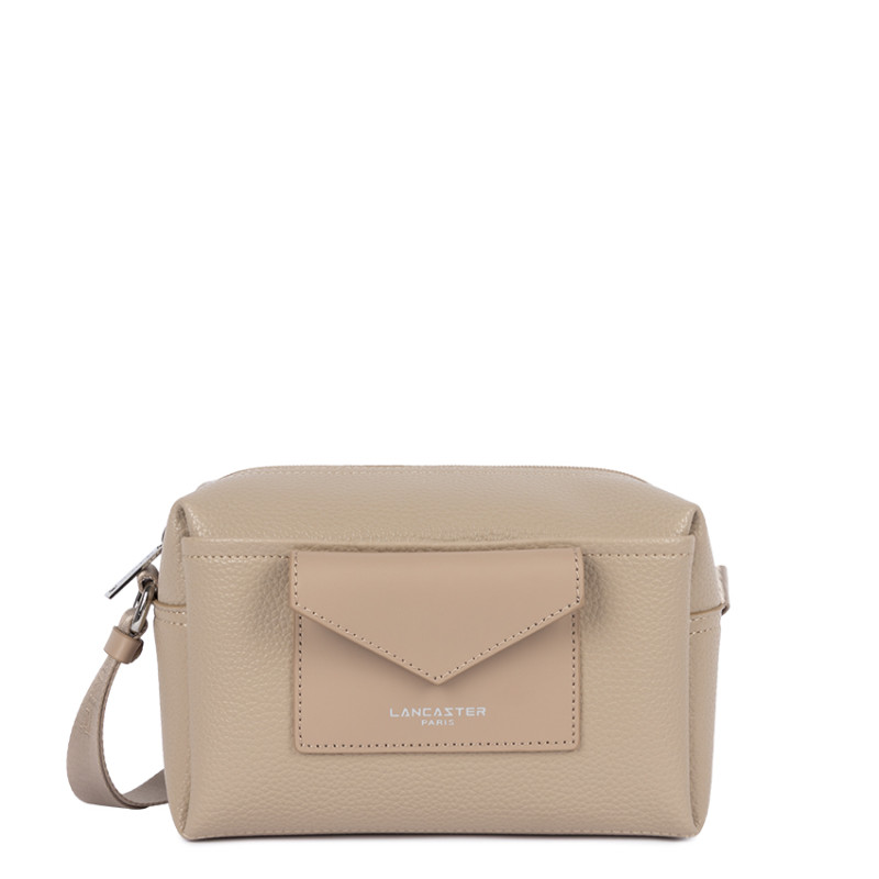 Lancaster Maya Double KBA Crossbody Bag 517-106 Dark Beige