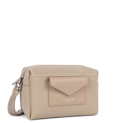 Lancaster Maya Double KBA Crossbody Bag 517-106 Dark Beige