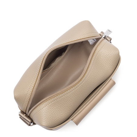 Lancaster Maya Double KBA Crossbody Bag 517-106 Dark Beige