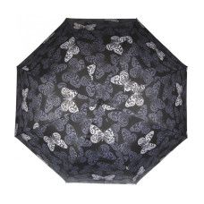 Isotoner Parapluie Pliant Manuel Papillon Dentelle