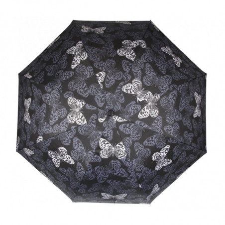 Isotoner Parapluie Pliant Manuel Papillon Dentelle