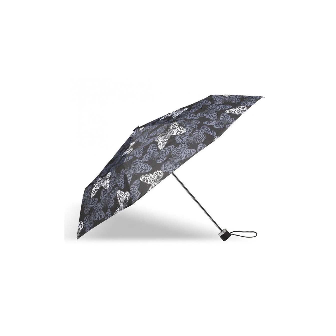Isotoner Parapluie Pliant Manuel Papillon Dentelle