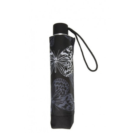Isotoner Parapluie Pliant Manuel Papillon Dentelle