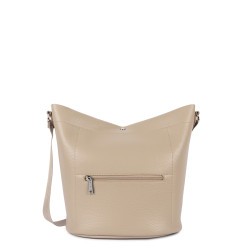 Lancaster Maya Double Kba Sac Seau En Cuir 517-107 Beige Foncé dos