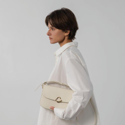 Lancaster Paris Philos Crossbody Bag 531-082 Ecru