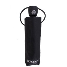 Isotoner Parapluie Mini Pliant Automatique Noir