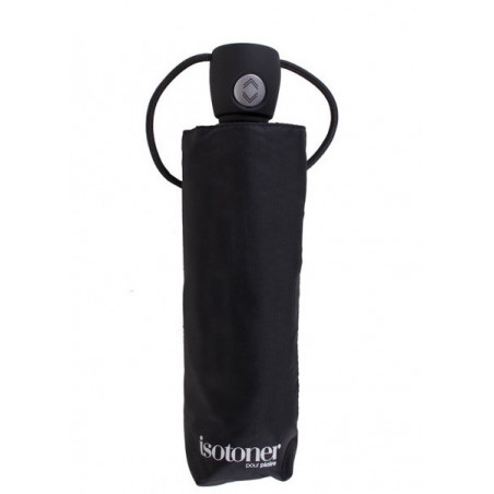 Isotoner Parapluie Mini Pliant Automatique Noir