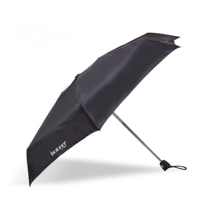 Isotoner Parapluie Mini Pliant Automatique Noir