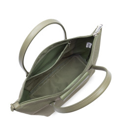 Lancaster Smart Kba Sac À Main 516-29 Kaki Clair OUVERT
