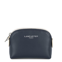 Lancaster Smooth Coin Purse 137-01 Dark Blue Cream