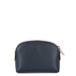 Lancaster Smooth Coin Purse 137-01 Dark Blue Cream