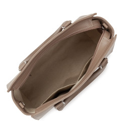 Lancaster Smooth Sac Porté Main 437-04 Praline ouvert