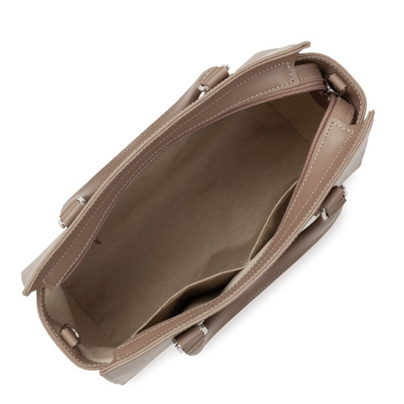 Lancaster Smooth Handbag 437-04 Praline