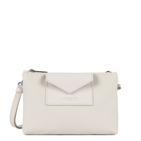Lancaster Storm KBA Crossbody Bag Double Compartment 516-70 Cream