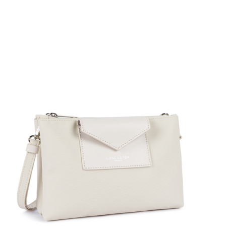 Lancaster Storm KBA Crossbody Bag Double Compartment 516-70 Cream