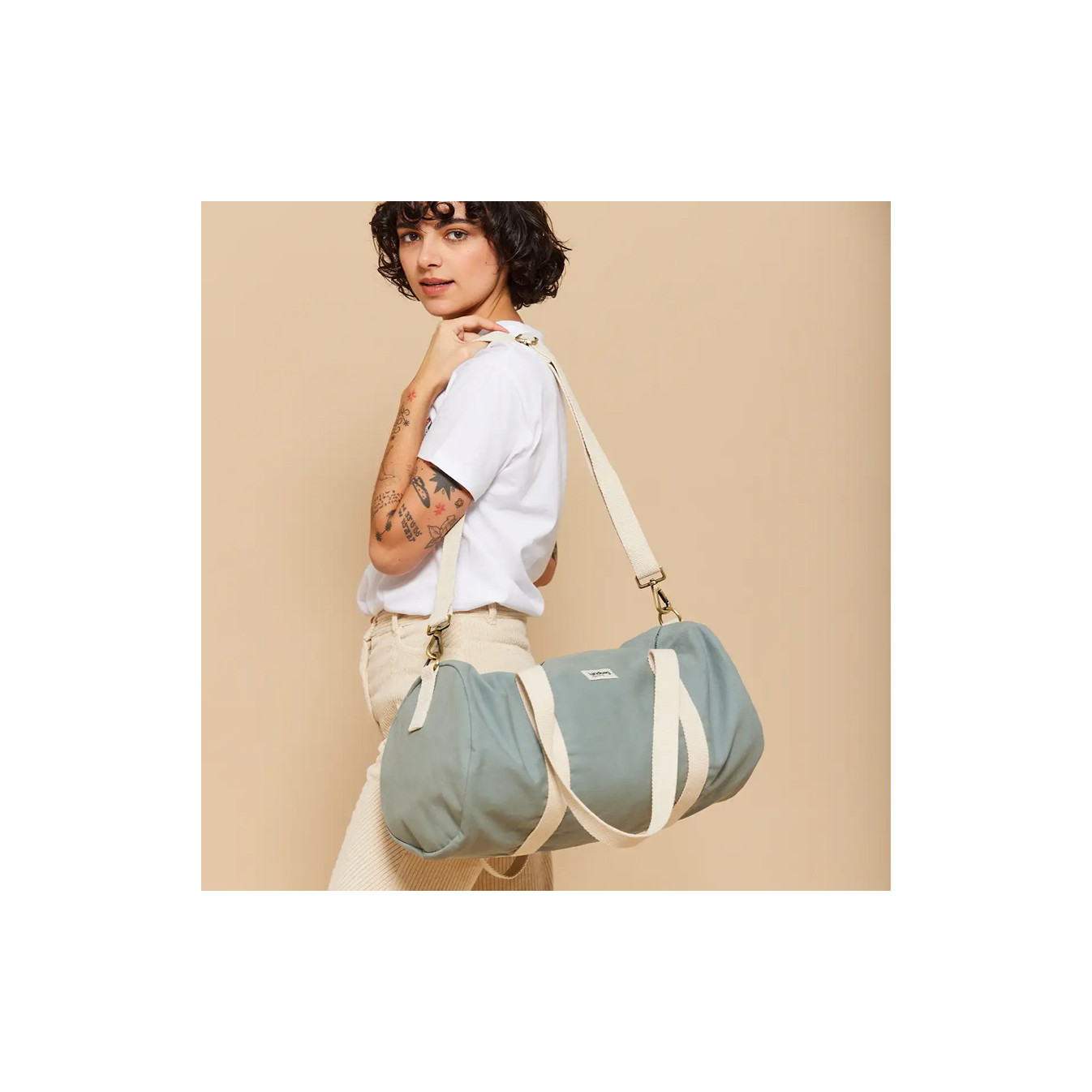 Hindbag Simon Polka Dot Bag Sage